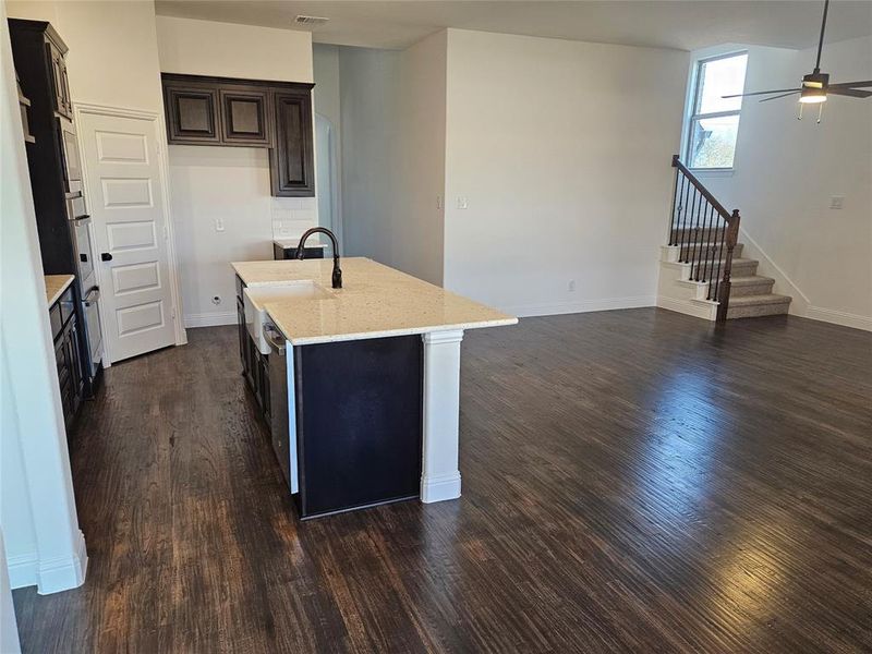 Furnished interior view inside a new home in Corner Stone Ranch, Howe (Image 6).