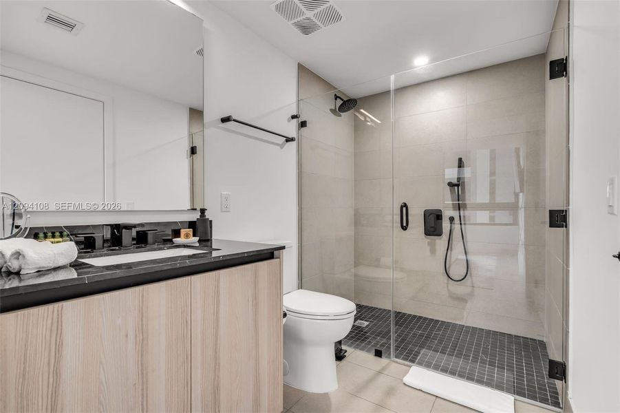 Furnished interior view inside a new home in , Miami (Image 28).