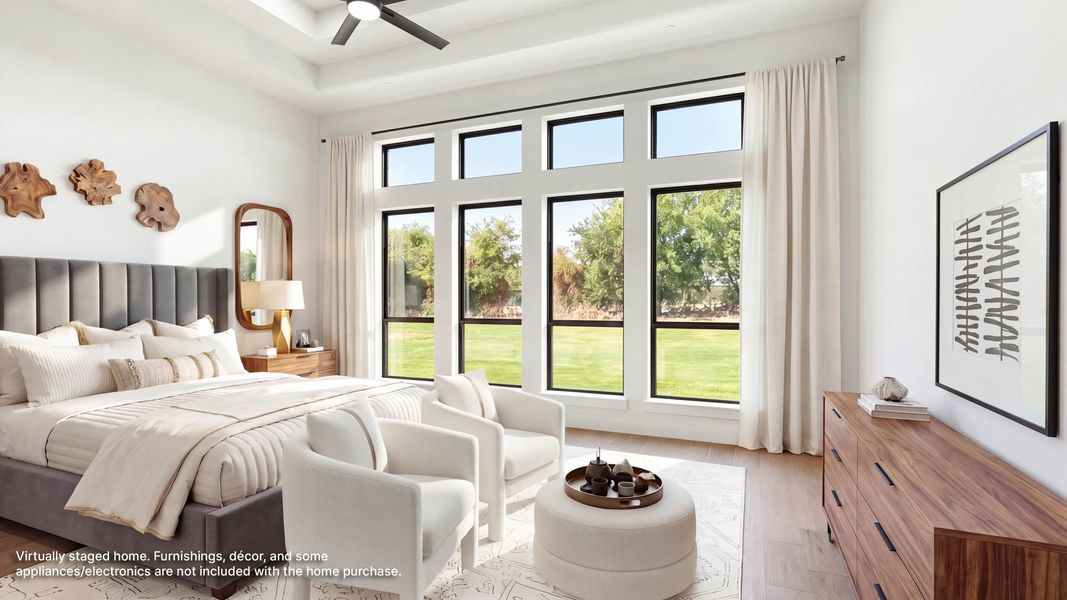 Furnished interior view inside a new home in Enchanted Creek, Lucas (Image 7).