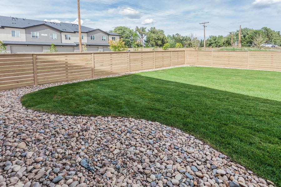 Exterior details and patio area of a home in Bloom, Fort Collins (Image 25).