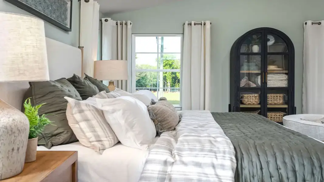 Furnished interior view inside a new home in The Estates at Edinborough, Gibsonville (Image 25).