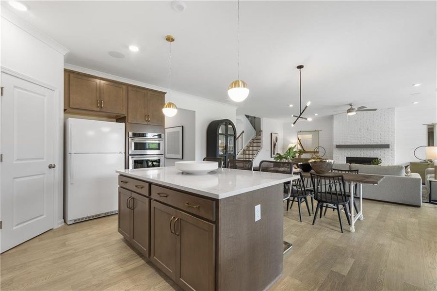 Furnished interior view inside a new home in Sierra Creek, Hoschton (Image 20).