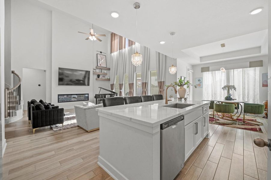Furnished interior view inside a new home in McCrary Meadows, Richmond (Image 14).