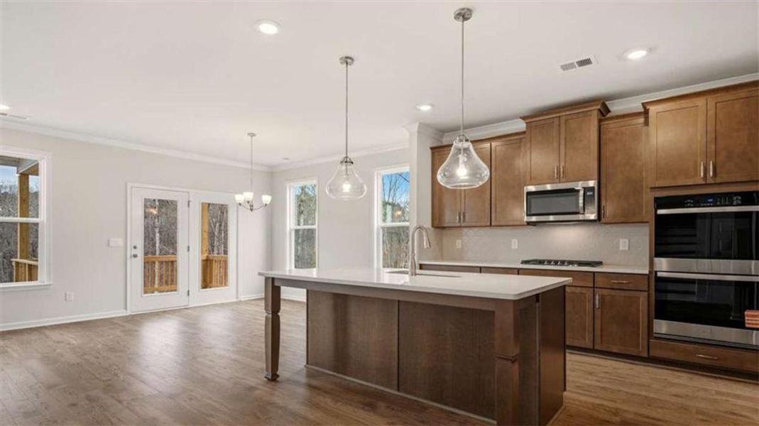 Furnished interior view inside a new home in The Gates at Pates Creek, Hampton (Image 3).