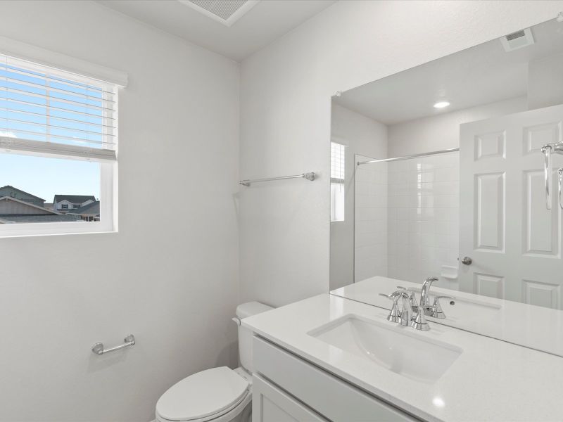 Furnished interior view inside a new home in Revere at Johnstown, Johnstown (Image 8).