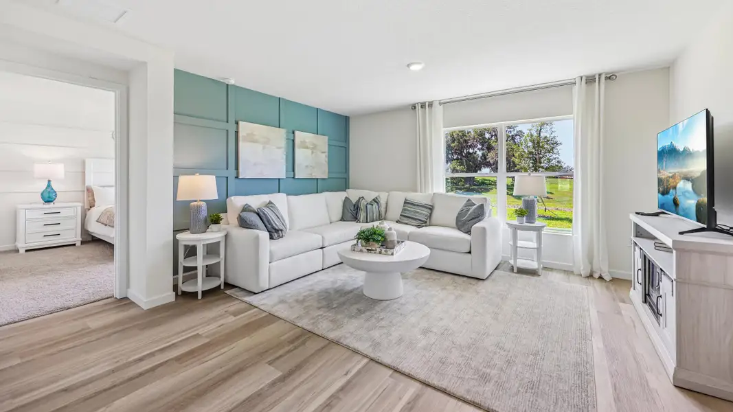 Furnished interior view inside a new home in Citrus County Spot Lots, Dunnellon (Image 4).