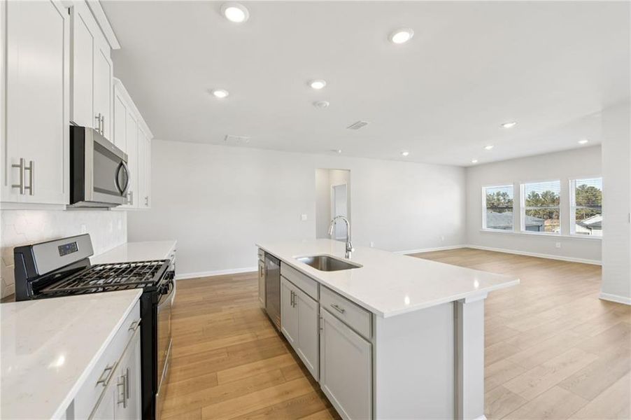 Furnished interior view inside a new home in Preserve at Mountain Creek, Pendergrass (Image 14).