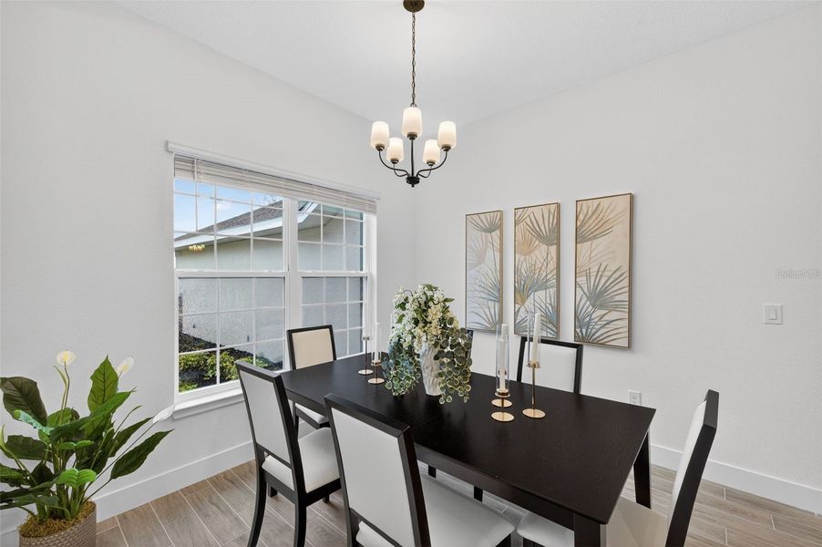Furnished interior view inside a new home in Hill Country Estates, Dade City (Image 8).