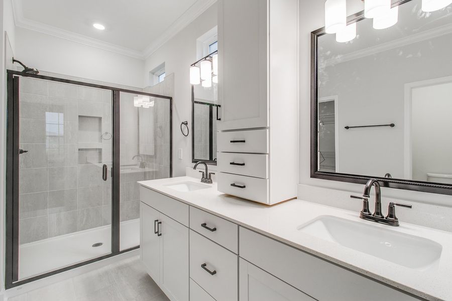 Furnished interior view inside a new home in Hendrix Farms, Lexington (Image 11). Furnished interior view inside a new home in Hendrix Farms, Lexington (Image 11).