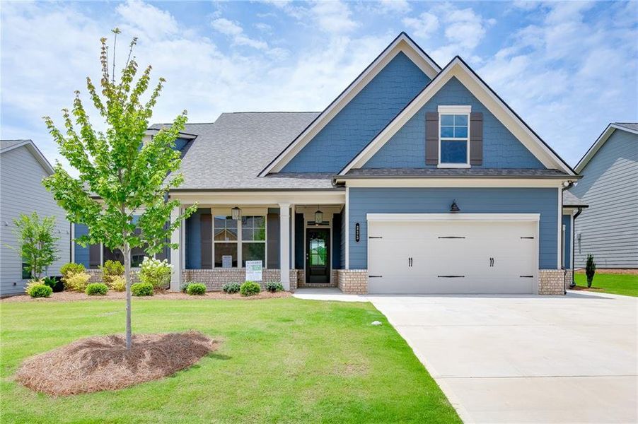 Front exterior of a new home in , Jefferson, GA, highlighting curb appeal (Image 1). Front exterior of a new home in , Jefferson, GA, highlighting curb appeal (Image 1).