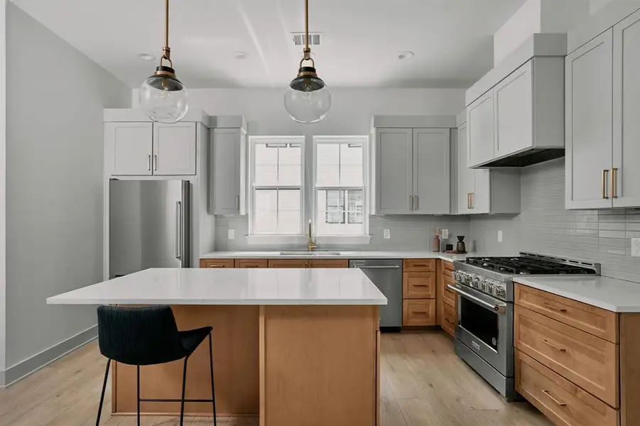Furnished interior view inside a new home in , Austin (Image 9). Furnished interior view inside a new home in , Austin (Image 9).