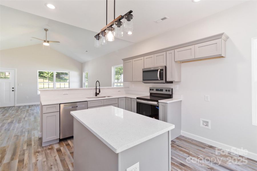 Furnished interior view inside a new home in , York (Image 9). Furnished interior view inside a new home in , York (Image 9).