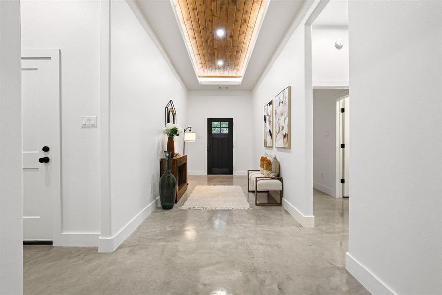 Furnished interior view inside a new home in , Denison (Image 5).