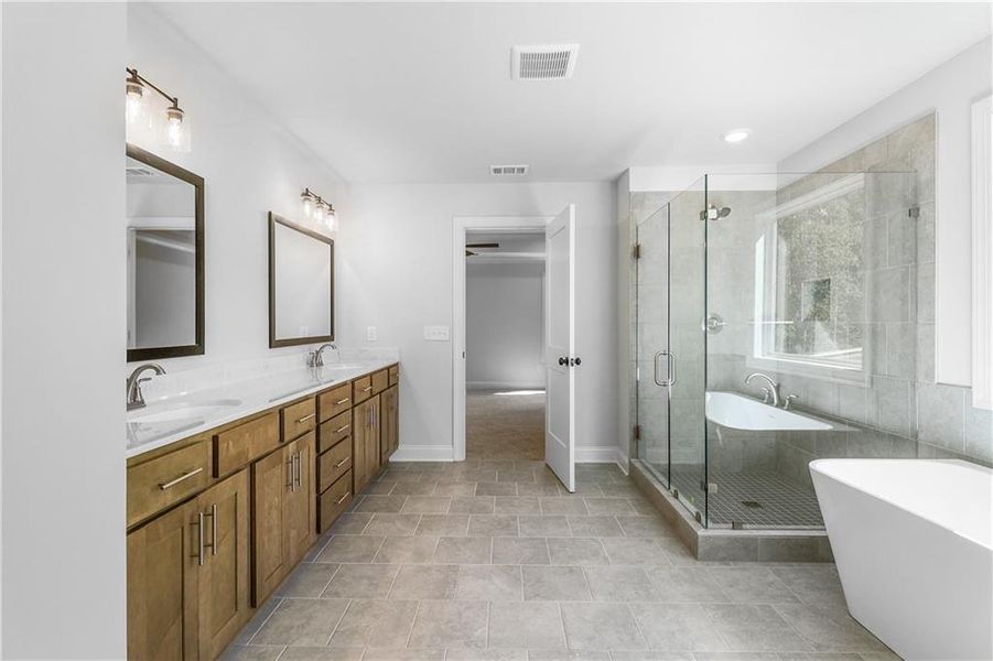 Furnished interior view inside a new home in , Loganville (Image 3).