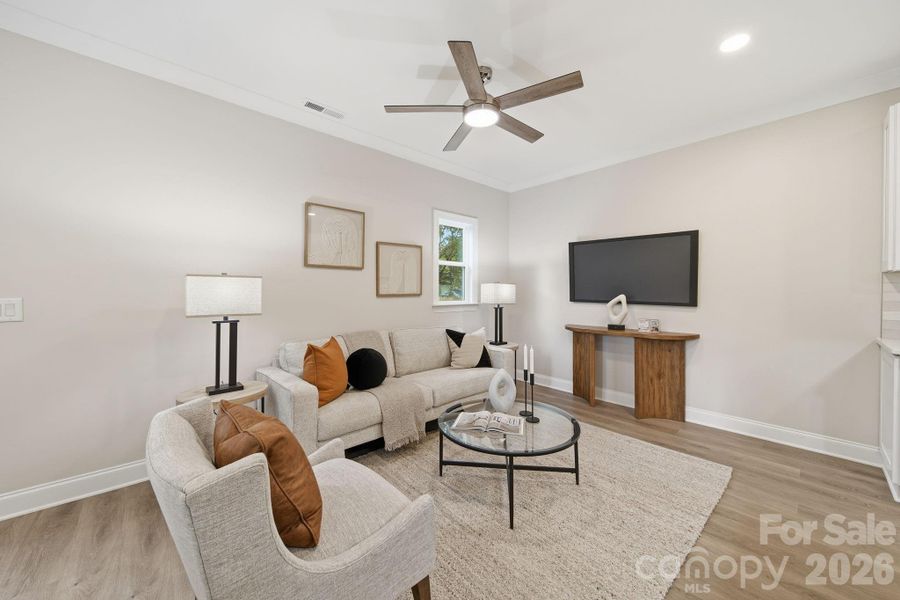 Furnished interior view inside a new home in , Charlotte (Image 13).