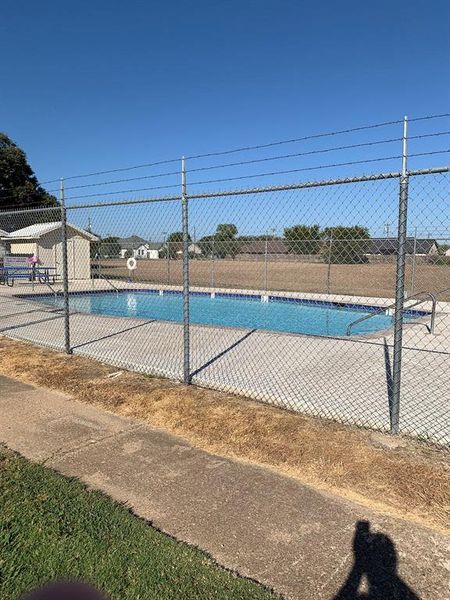 View of pool