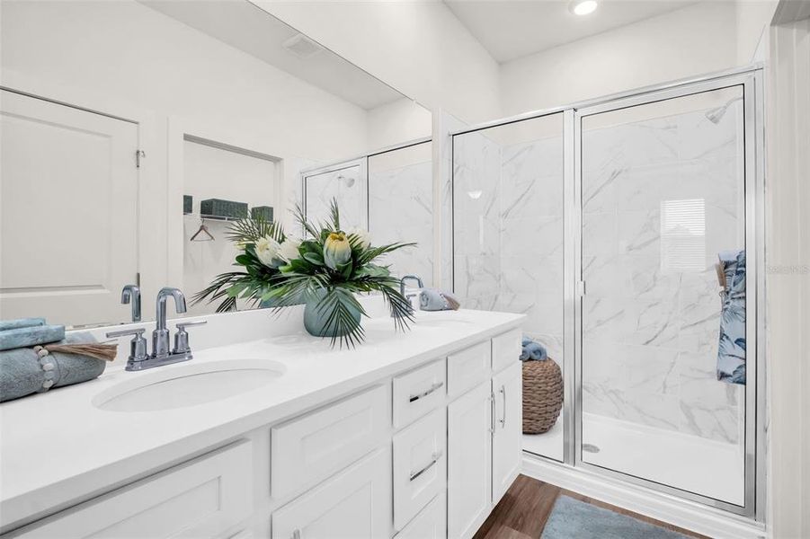 Furnished interior view inside a new home in Arbor Meadows, Spring Hill (Image 14). Furnished interior view inside a new home in Arbor Meadows, Spring Hill (Image 14).