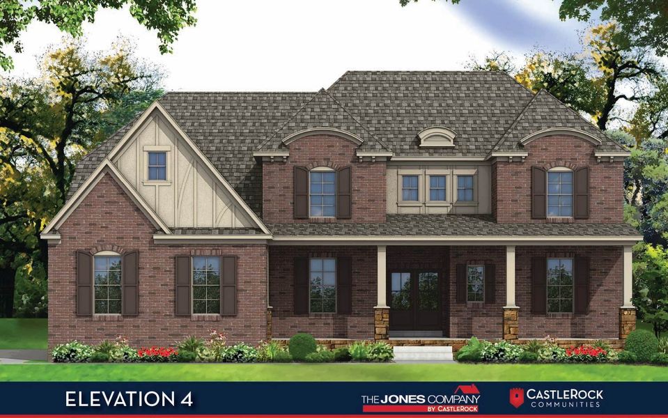 Representative exterior photo of a completed home built from the Hargrove by CastleRock Communities in Belvoir, Fairview, TN (Image 20).