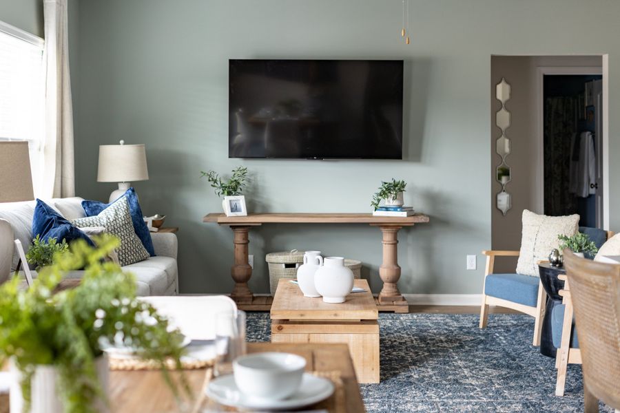 Representative furnished interior of a home built from the The Magnolia by Smith Family Homes in Majestic Oaks, Brunswick (Image 14).