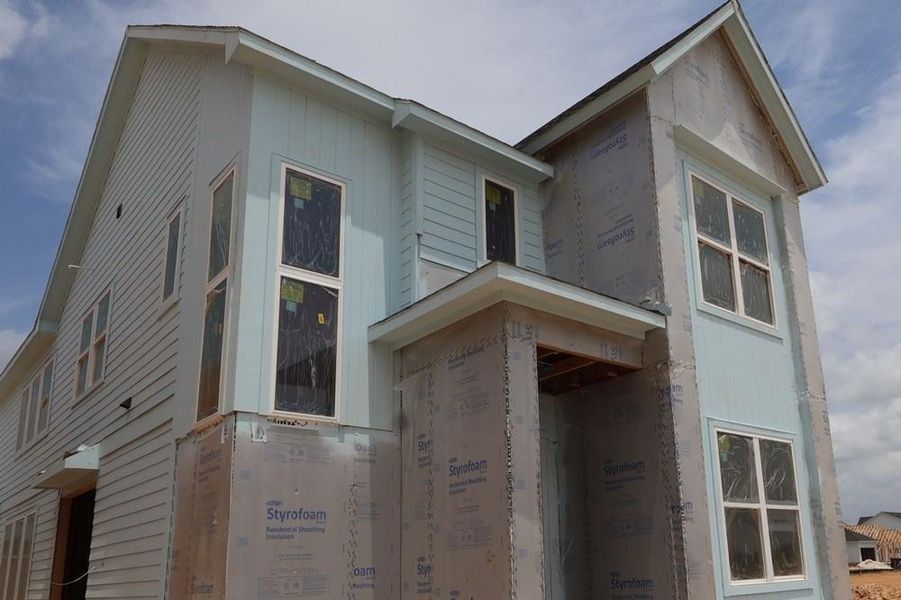 In-progress construction of a new home in Jubilee - Cottages Row Collection, Hockley, TX (Image 5). In-progress construction of a new home in Jubilee - Cottages Row Collection, Hockley, TX (Image 5).