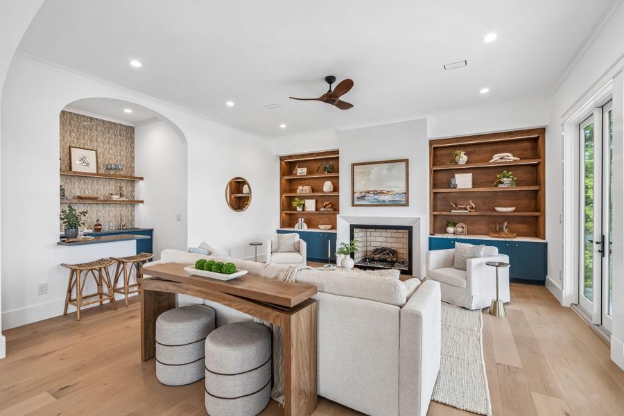 Furnished interior view inside a new home in , Johns Island (Image 55).