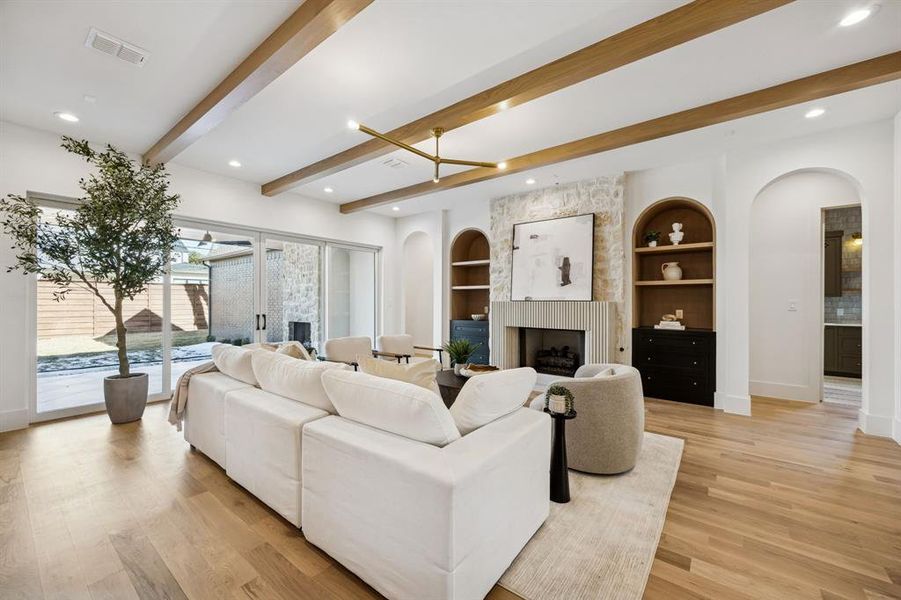 Furnished interior view inside a new home in , Dallas (Image 7).