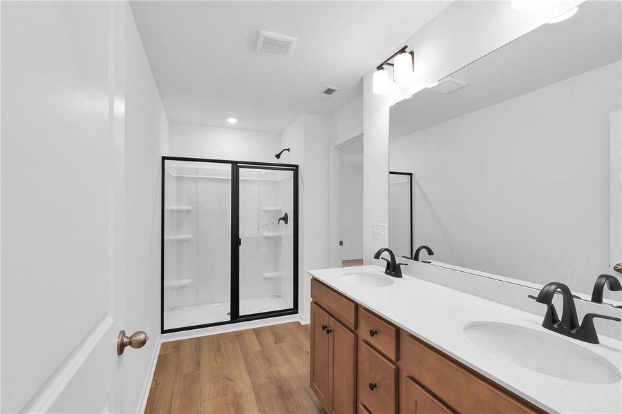 Furnished interior view inside a new home in Meece Townhomes, Easley (Image 10).