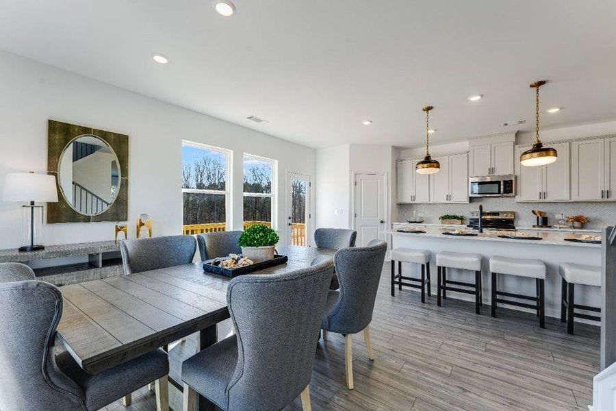 Furnished interior view inside a new home in Rosewood Farm, Lawrenceville (Image 24).