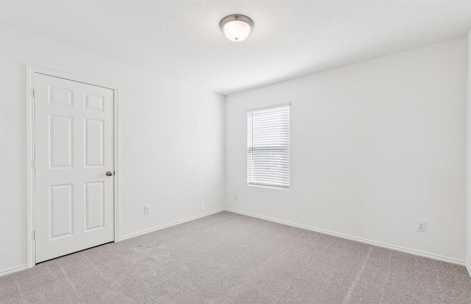 Secondary bedroom designed for comfort and convenience Secondary bedroom designed for comfort and convenience