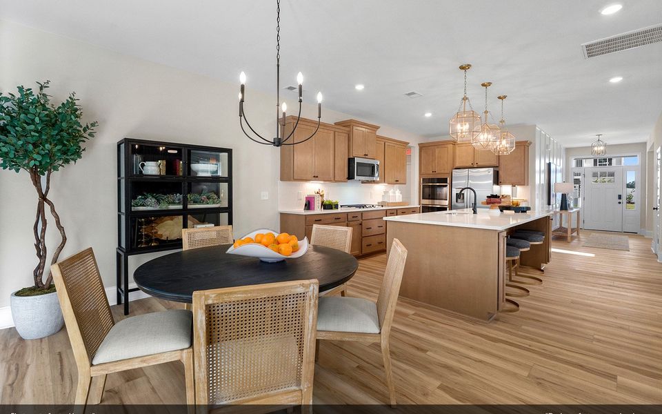 Furnished interior view inside a new home in Sweetbrier, Durham (Image 8).