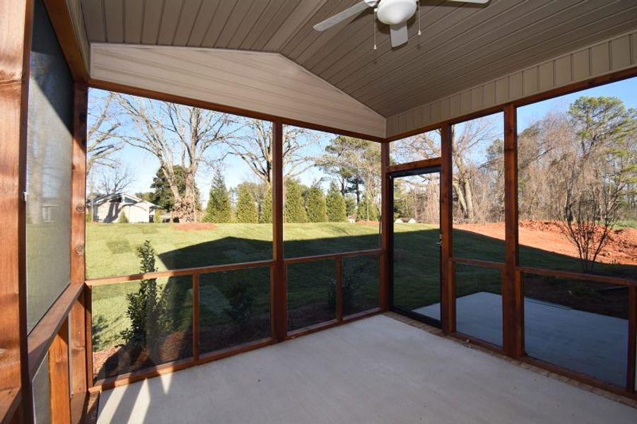 Representative exterior details of a home built from the Cambridge by Keystone Homes NC in Weybridge, Burlington (Image 3).