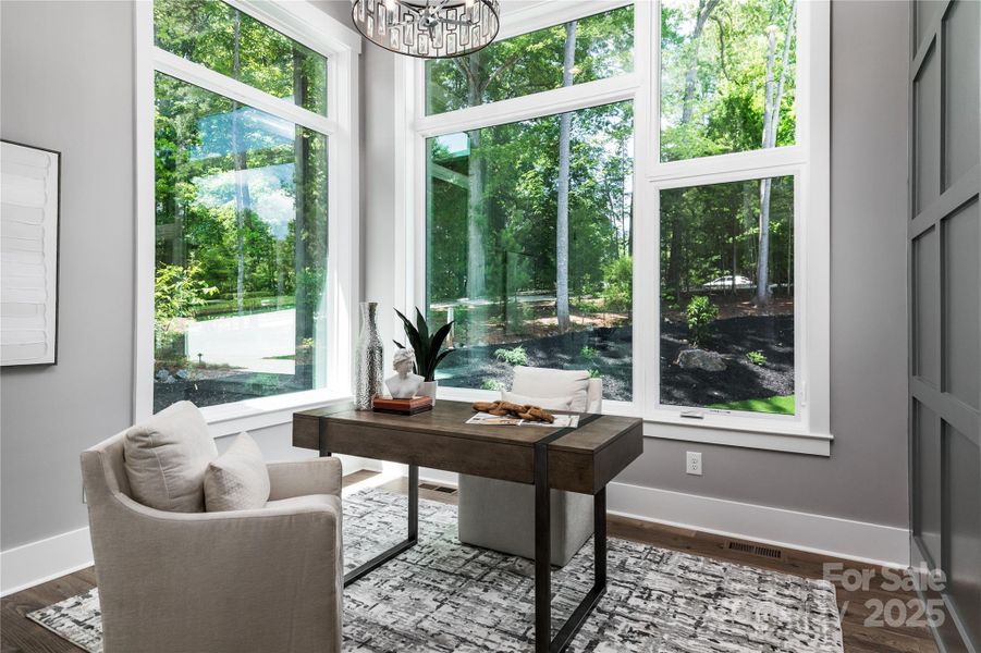 Furnished interior view inside a new home in , Mooresville (Image 10). Furnished interior view inside a new home in , Mooresville (Image 10).