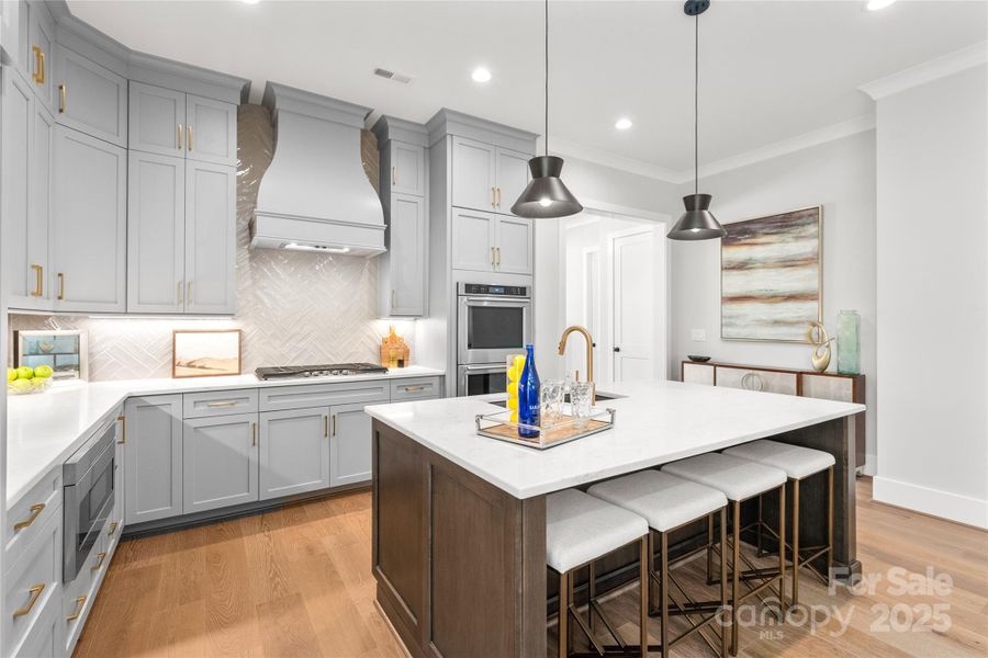 Furnished interior view inside a new home in , Davidson (Image 18).
