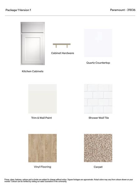 Sample of building materials used in homes in Paramount, Kyle (Image 23).