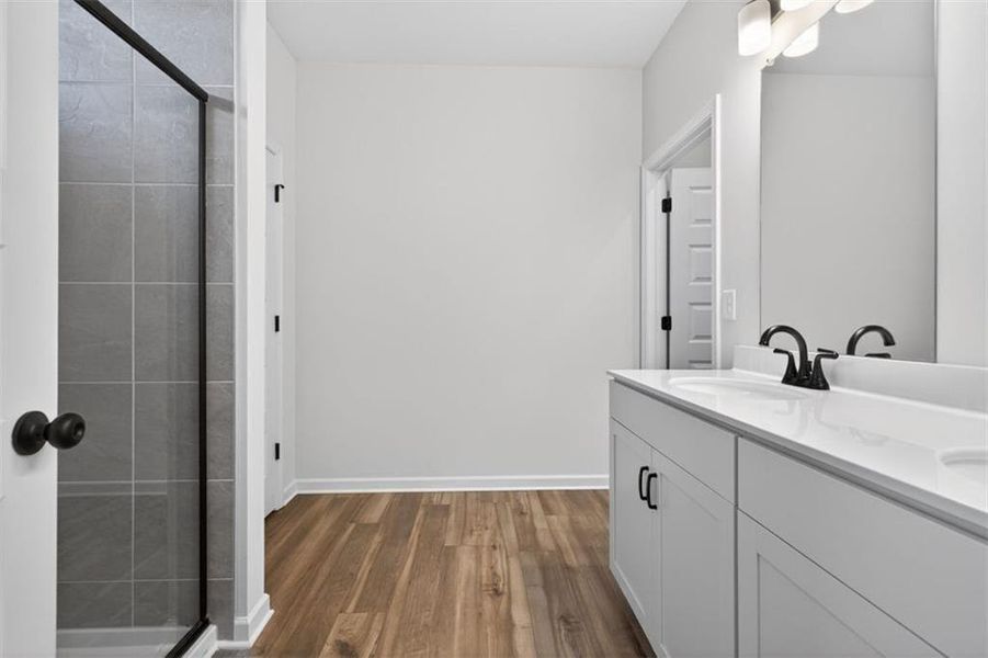 Furnished interior view inside a new home in Franklin Manor, Lawrenceville (Image 16).