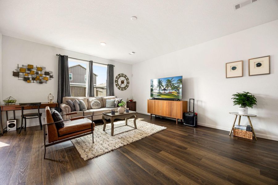 Furnished interior view inside a new home in Decker Farms, Magnolia (Image 11). Furnished interior view inside a new home in Decker Farms, Magnolia (Image 11).