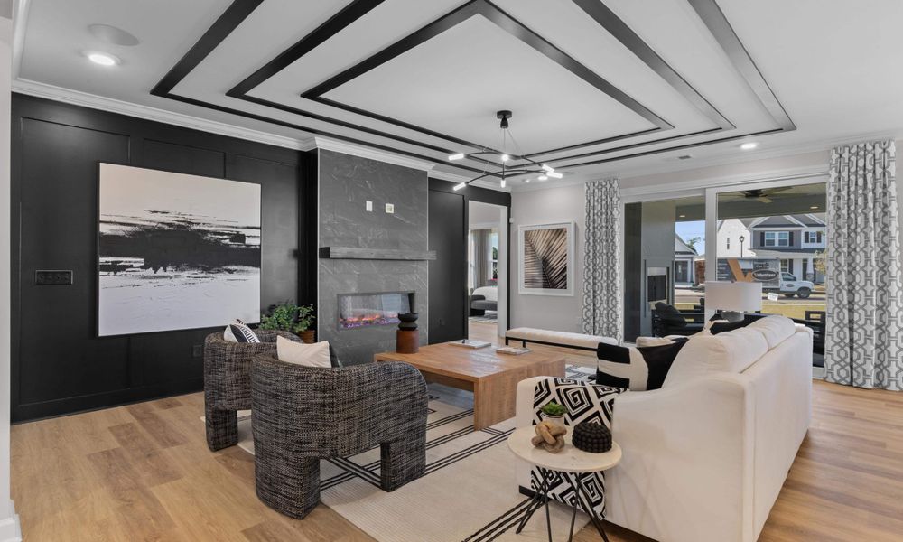 Representative furnished interior of a home built from the The Sand Dollar by Chesapeake Homes in Bridgewater - Shorehaven Village, Little River (Image 7). Representative furnished interior of a home built from the The Sand Dollar by Chesapeake Homes in Bridgewater - Shorehaven Village, Little River (Image 7).