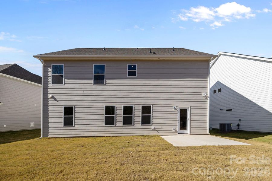Exterior details and patio area of a home in McFarland Estates, York (Image 19).