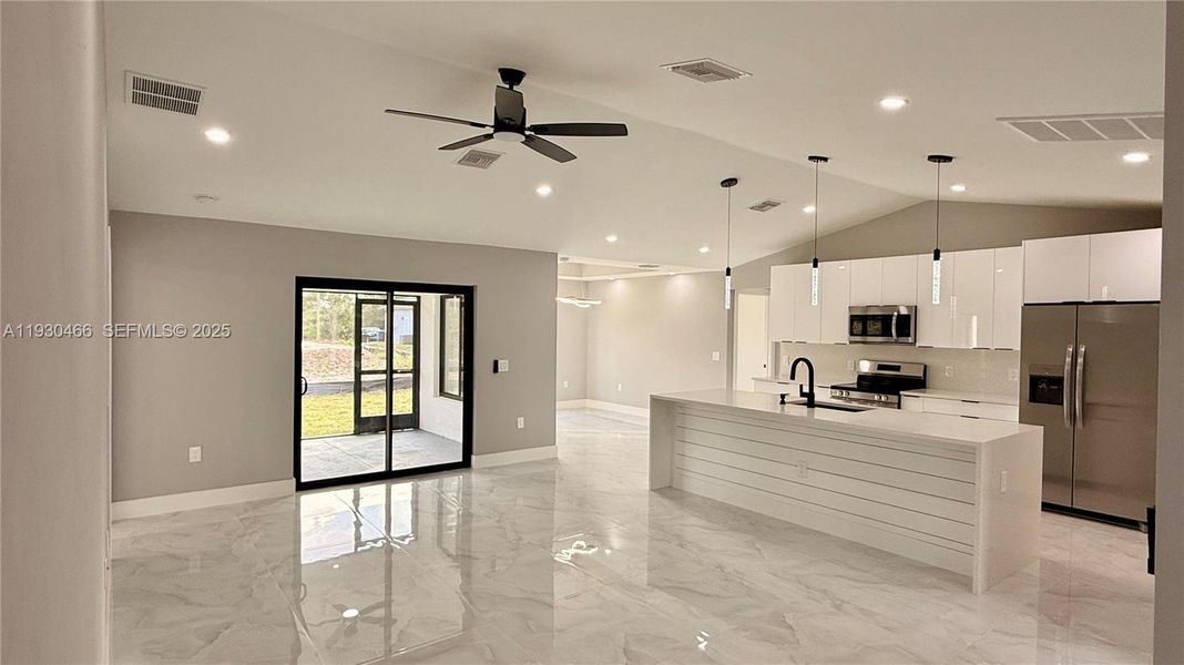 Furnished interior view inside a new home in , Lehigh Acres (Image 8).