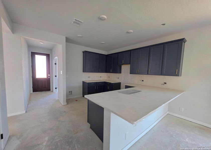 In-progress construction of a new home in The Summit at Saddlebrook Ranch 55's, Schertz, TX (Image 13).