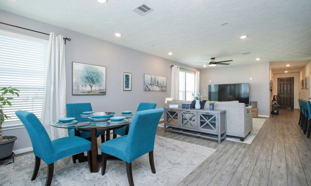 Furnished interior view inside a new home in , Magnolia (Image 28).