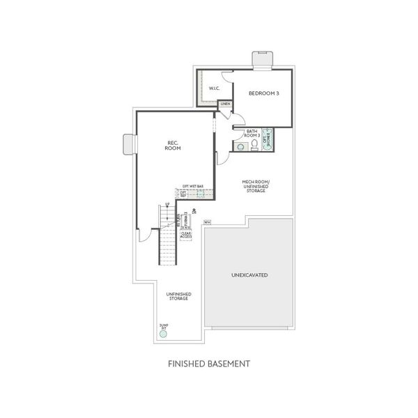 2D floor plan layout of this home in Westside Crossing Paired Homes, Berthoud, CO (Image 5). 2D floor plan layout of this home in Westside Crossing Paired Homes, Berthoud, CO (Image 5).