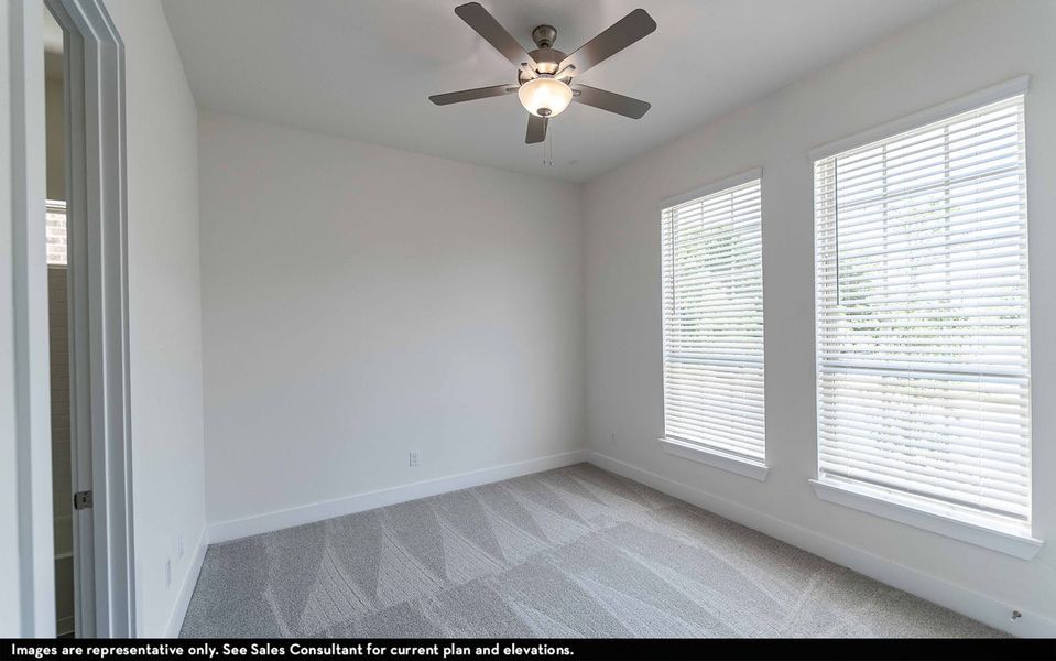 Representative unfurnished interior of a home built from the Shasta by CastleRock Communities in The Summit at Center Stage, Keller (Image 22).