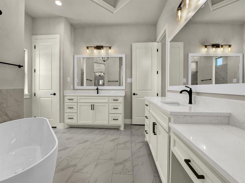 Furnished interior view inside a new home in , Weatherford (Image 14).