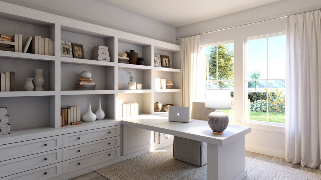 Representative furnished interior of a home built from the Madison II by Southgate Homes in Painted Tree 60' Series, McKinney (Image 6).