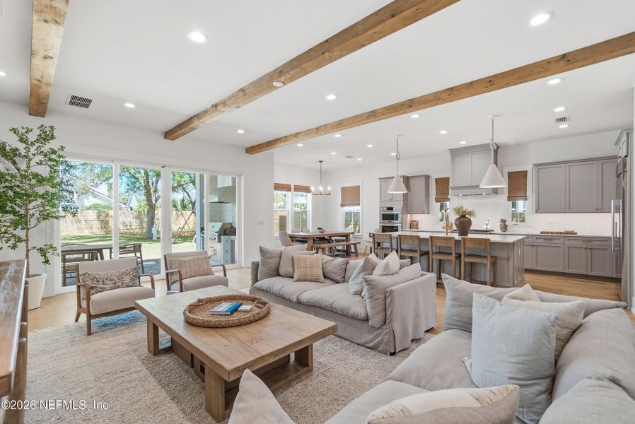 Furnished interior view inside a new home in , Ponte Vedra Beach (Image 32).