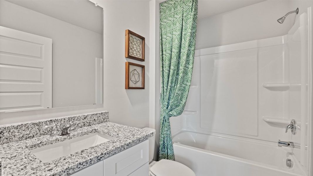Representative furnished interior of a home built from the MANSFIELD by D.R. Horton in Carolina Groves, Moncks Corner (Image 16).