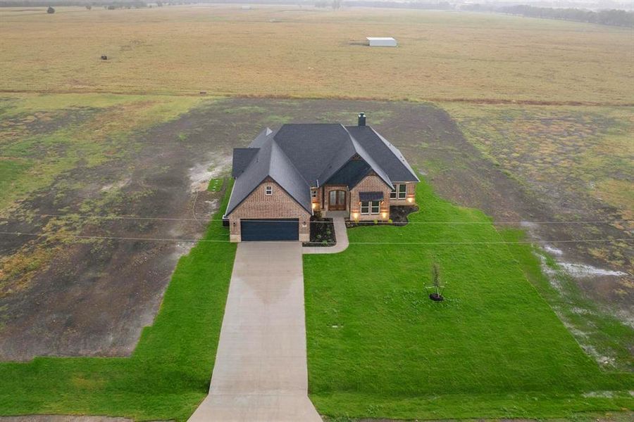 Drone / aerial view with a rural view