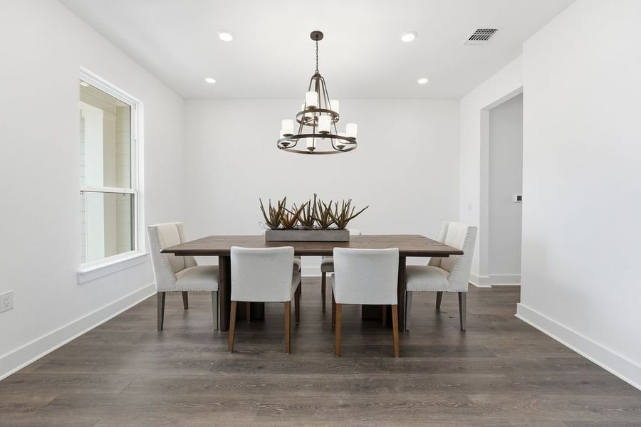 Furnished interior view inside a new home in Easton Park, Austin (Image 4).