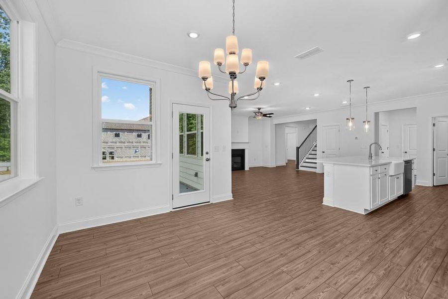 Spacious, unfurnished interior of a new home in Nichols Farm, Dacula (Image 15).